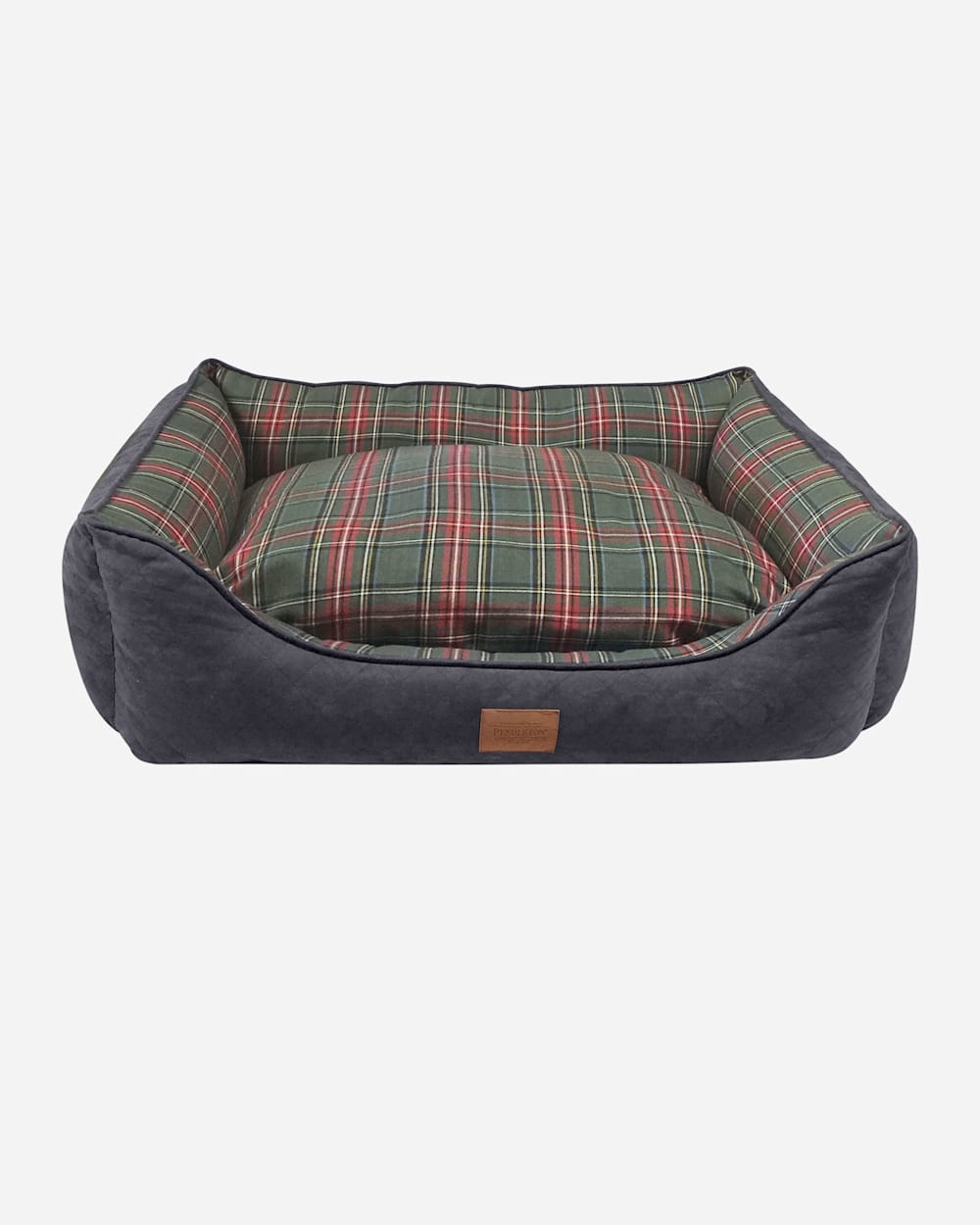 GREY STEWART TARTAN KUDDLER DOG BED IN SIZE LARGE image number 1
