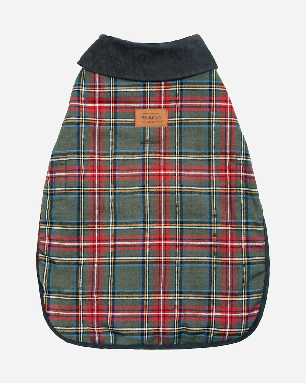 MEDIUM PLAID DOG COAT IN GREY STEWART image number 1