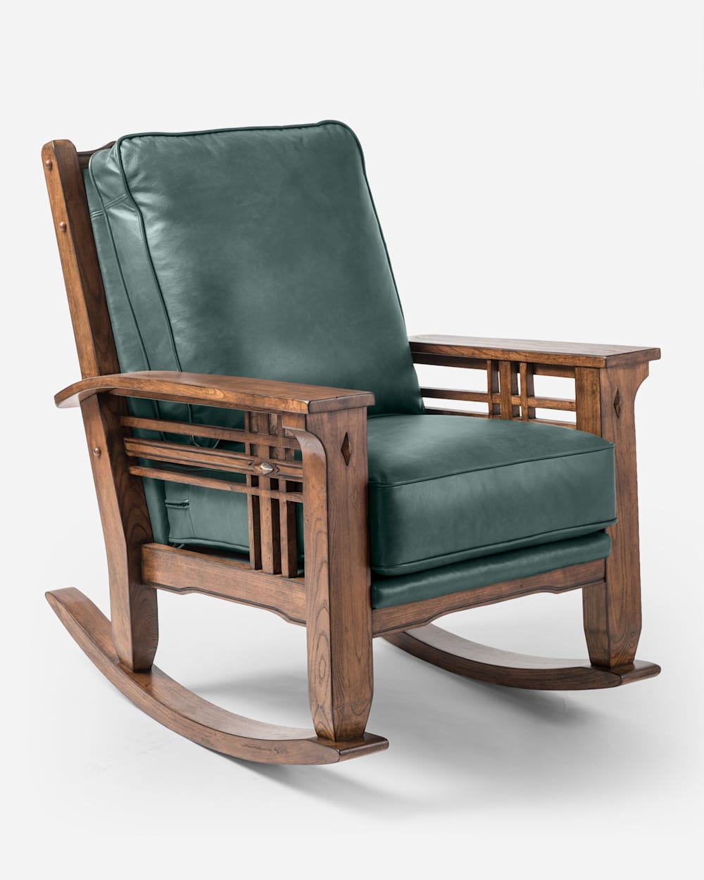 Stagecoach Leather Rocker Pendleton