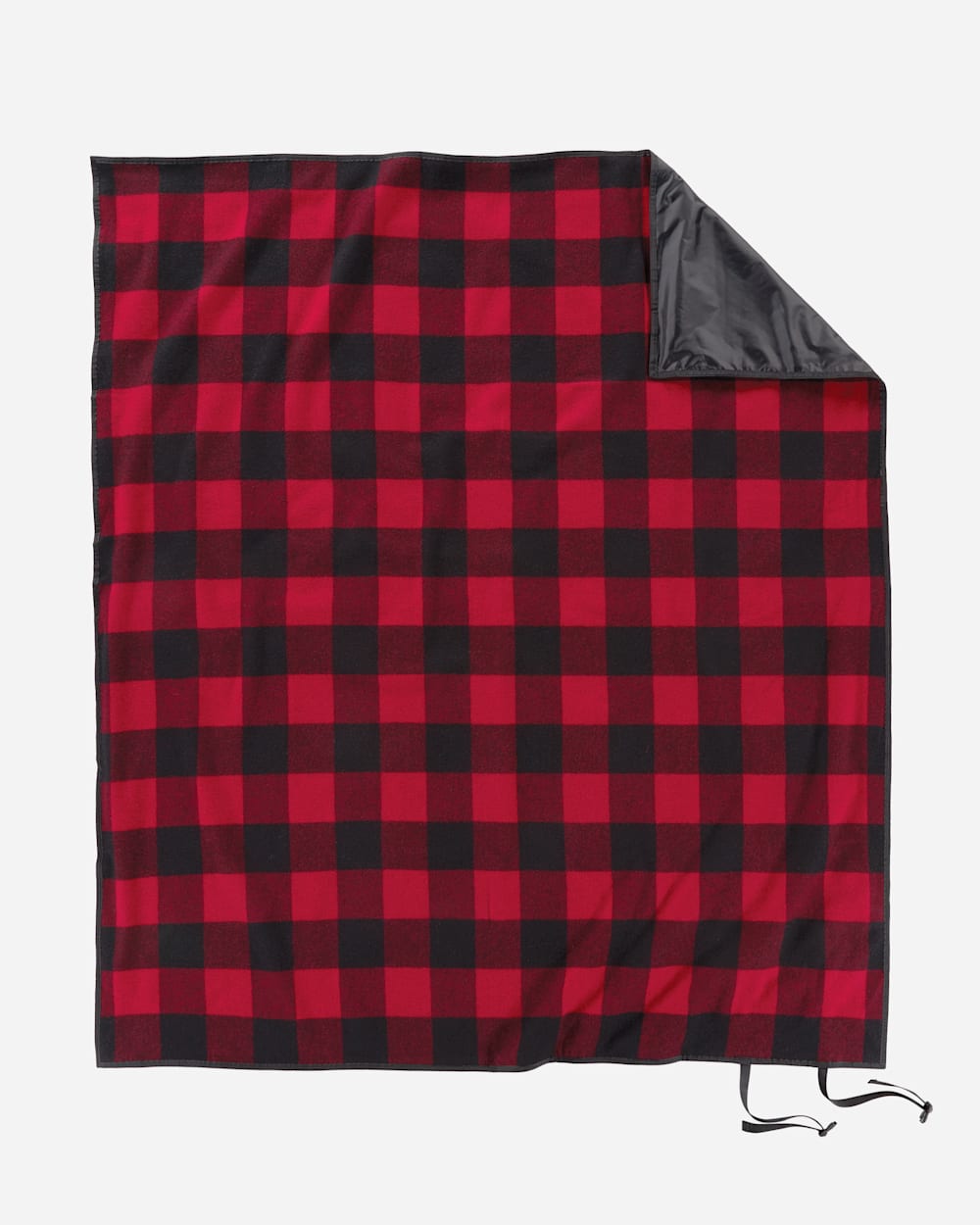 ALTERNATE VIEW OF ROLL-UP BLANKET IN ROB ROY TARTAN image number 2
