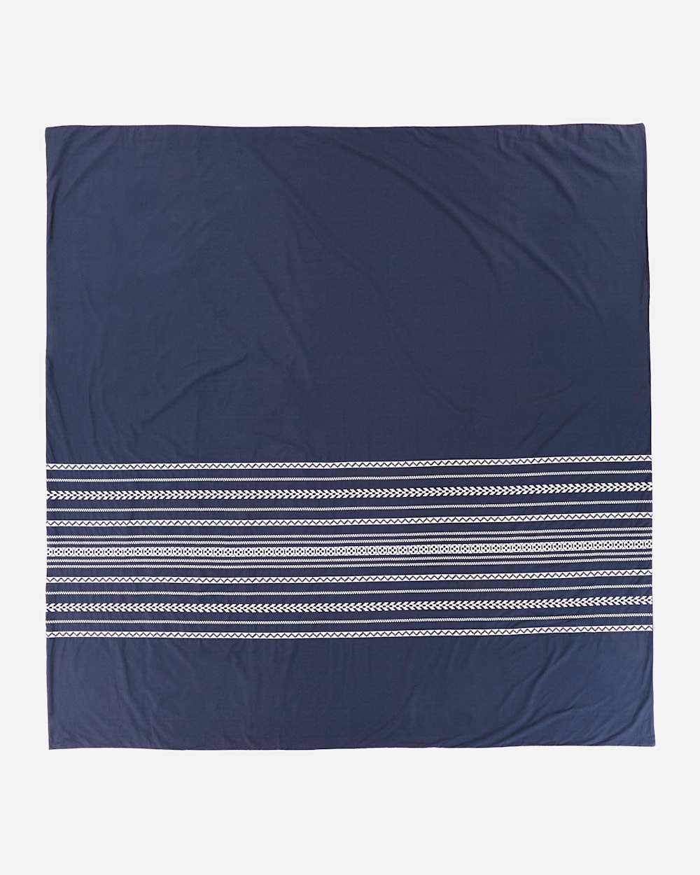 BOHEMIAN FAIR ISLE DUVET COVER SET IN INDIGO image number 1