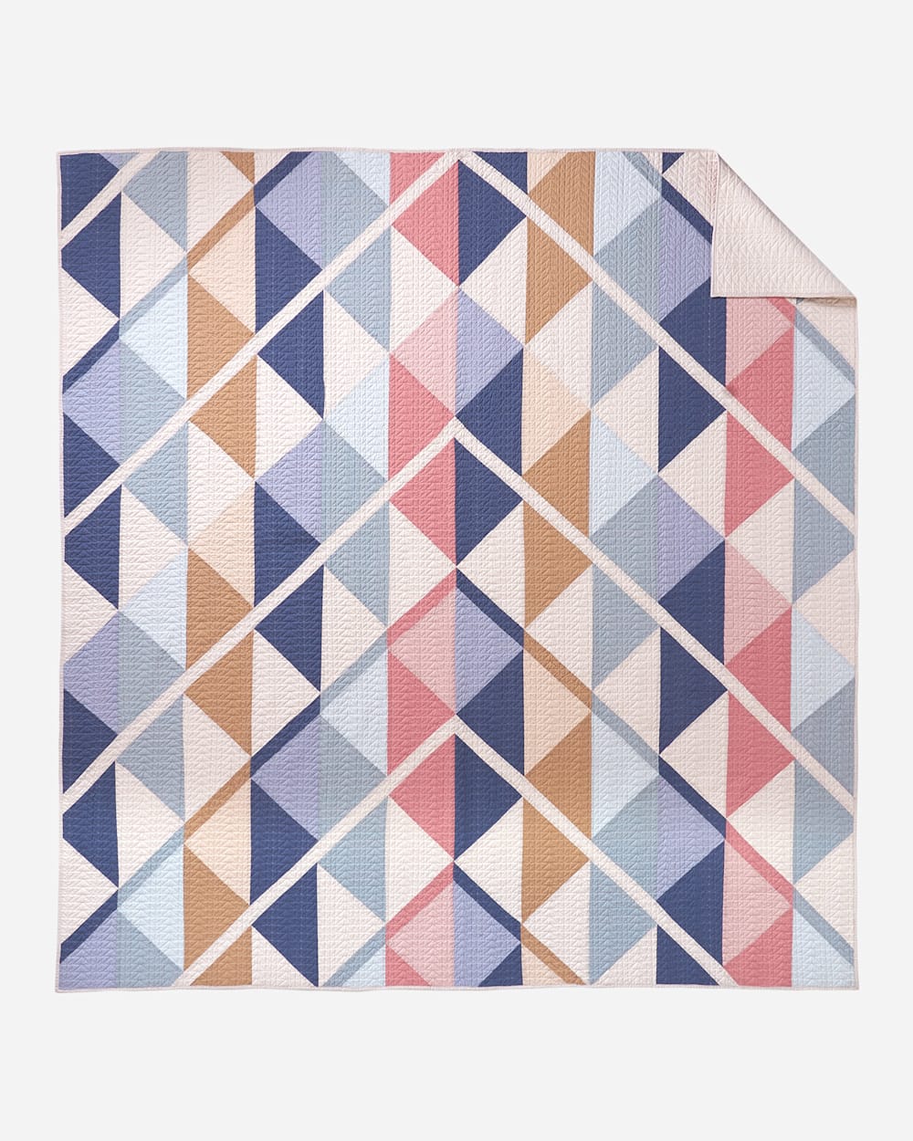 ADDITIONAL VIEW OF SERRADO PIECED QUILT SET IN TAN MULTI image number 2