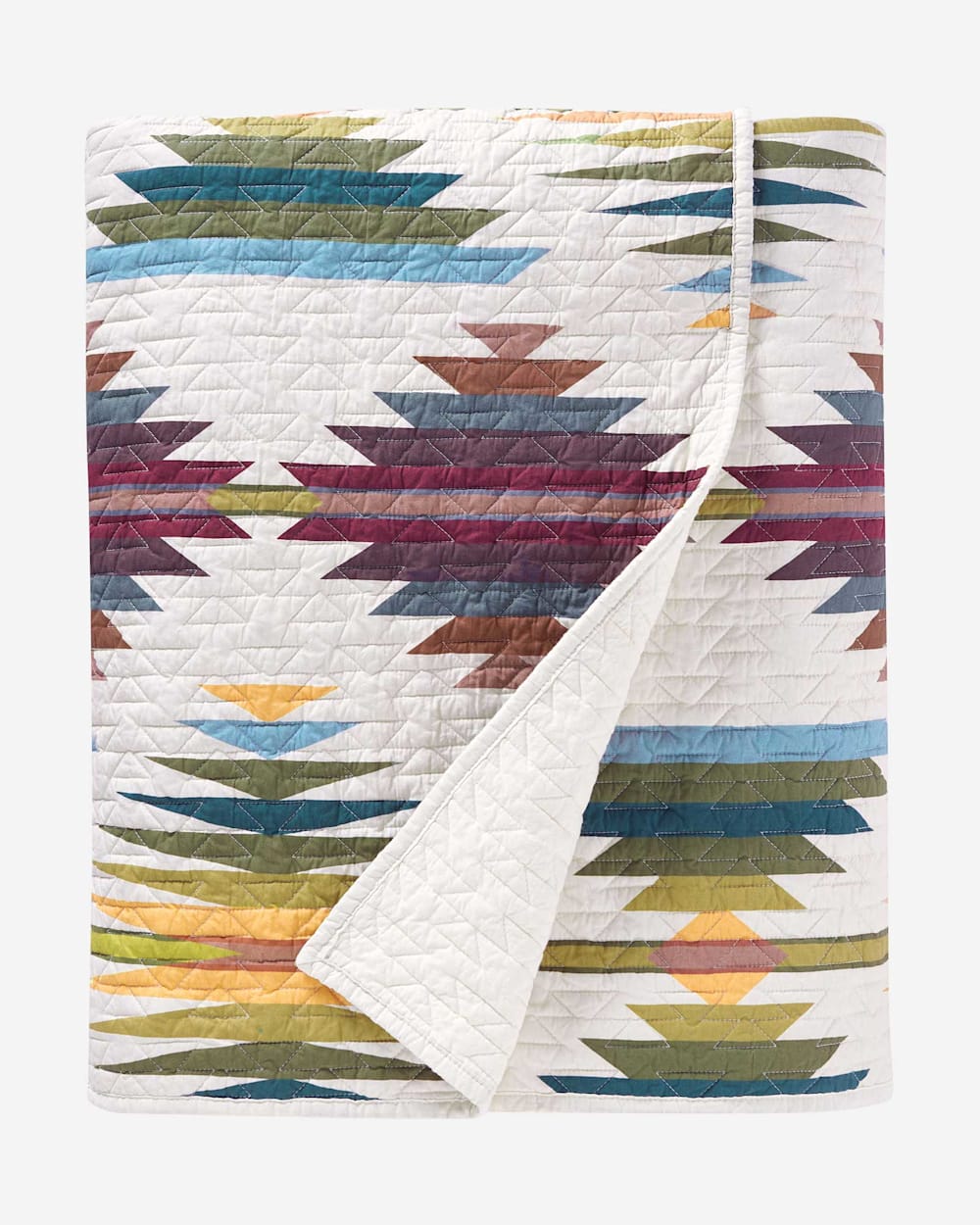 FALCON COVE COVERLET SET IN TAN MULTI image number 1