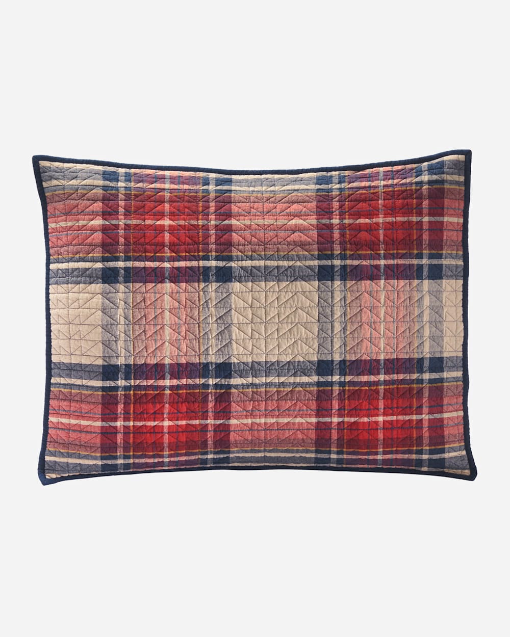 ADDITIONAL VIEW OF VINTAGE DRESS STEWART COVERLET IN RED MULTI image number 3