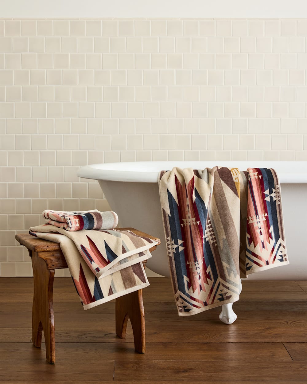 ALTERNATE VIEW OF WHITE SANDS TOWEL COLLECTION IN TAN image number 6
