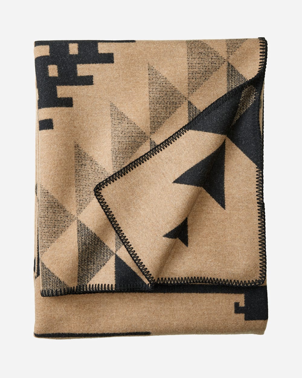 ALTERNATE VIEW OF THUNDERBIRD MOUNTAIN BLANKET IN CAMEL image number 3