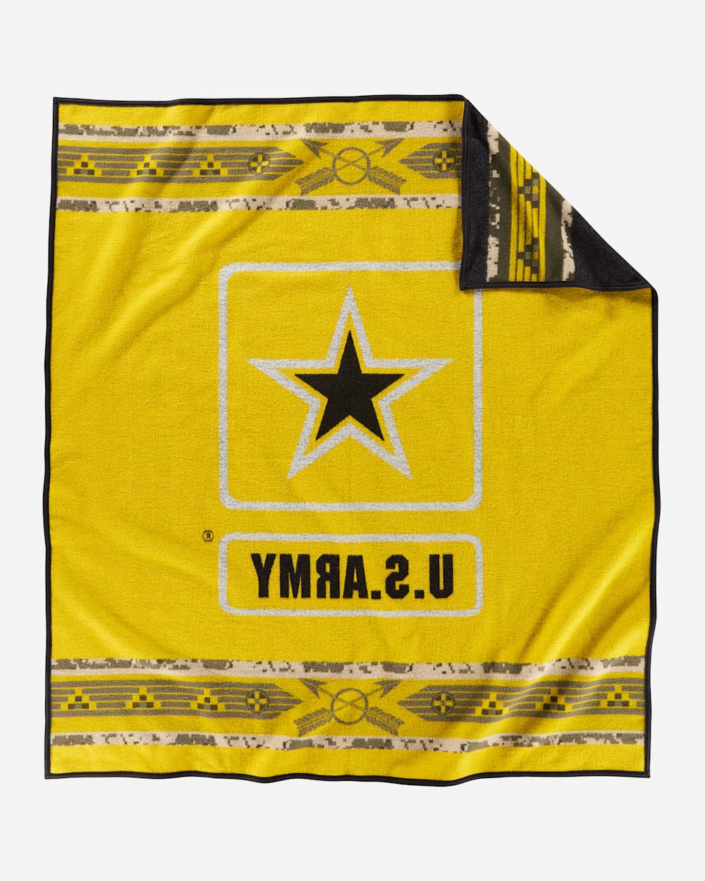 ALTERNATE VIEW OF COURAGE AND COUNTRY BLANKET IN CHARCOAL image number 2