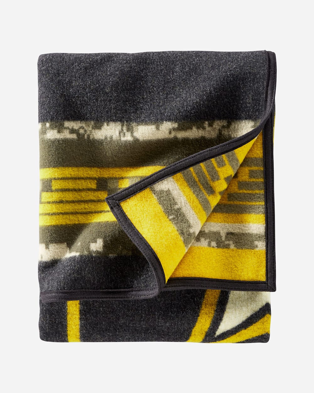 ALTERNATE VIEW OF COURAGE AND COUNTRY BLANKET IN CHARCOAL image number 3