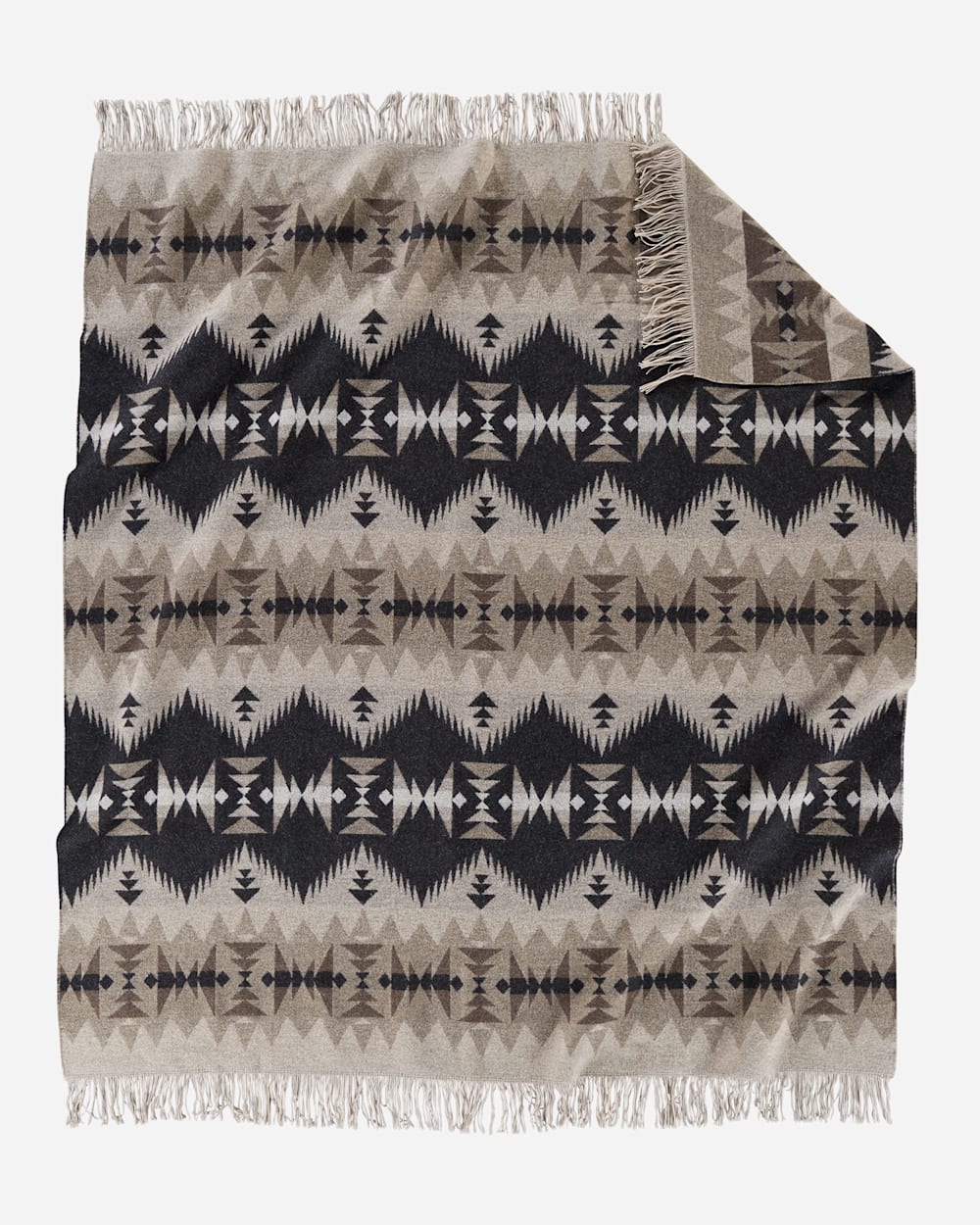 SONORA FRINGED THROW IN TAN image number 1