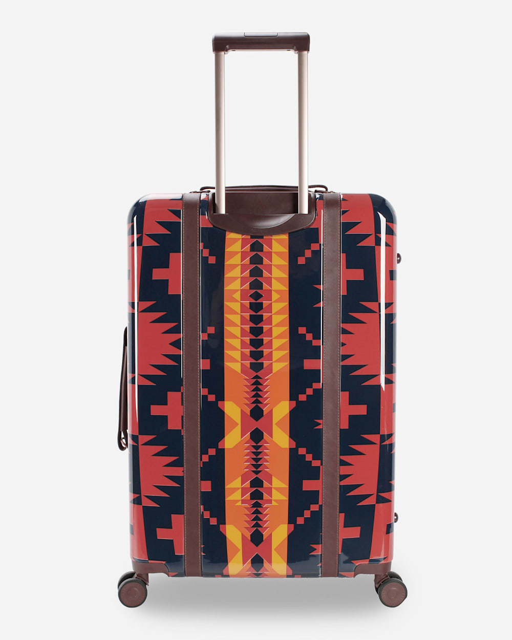 ALTERNATE VIEW OF SPIDER ROCK 28" SPINNER LUGGAGE IN RUST/NAVY image number 3