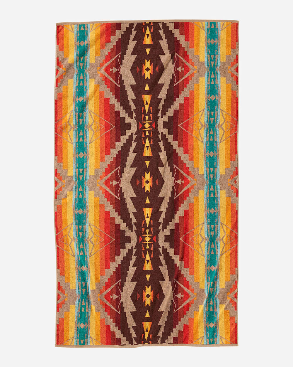 ALTERNATE VIEW OF SIERRA RIDGE SPA TOWEL IN TAN image number 2