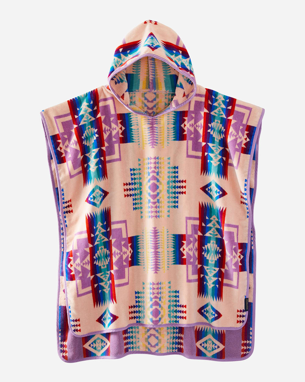 CHIEF JOSEPH TWEEN HOODED TOWEL IN PINK image number 1