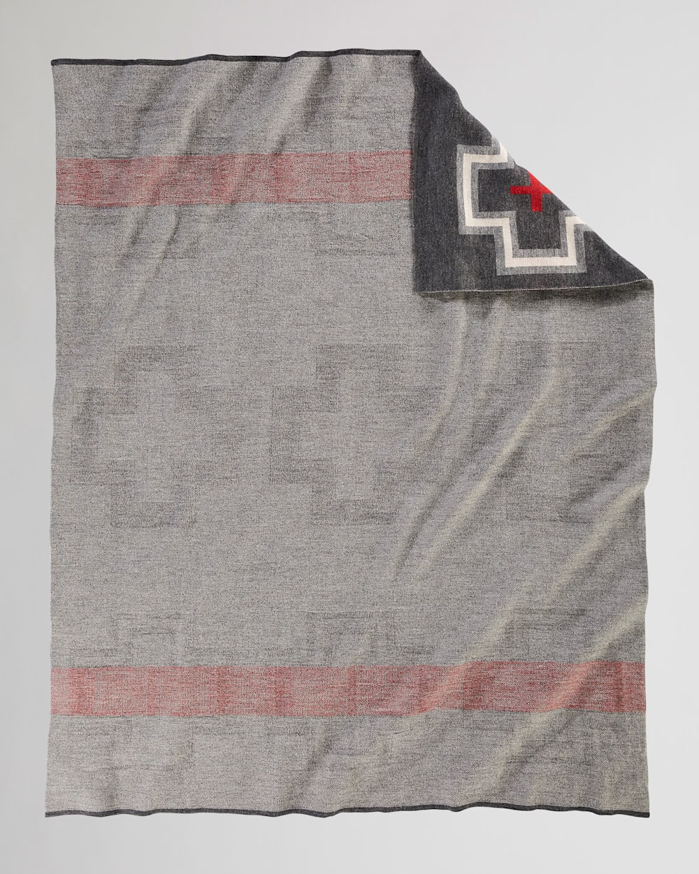 ALTERNATE VIEW OF SAN MIGUEL KNIT THROW IN GREY image number 2