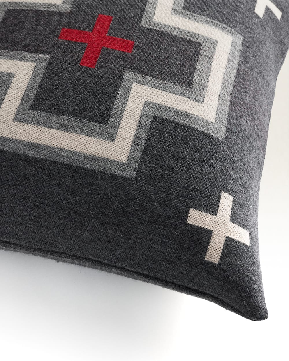 ALTERNATE VIEW OF SAN MIGUEL KNIT PILLOW IN GREY image number 2