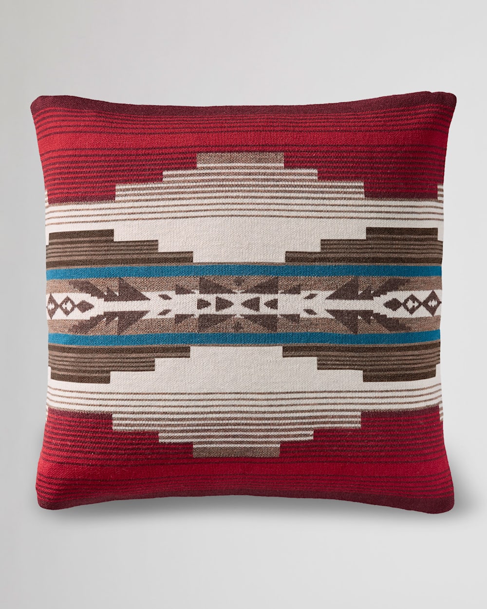 ALAMOSA KNIT PILLOW IN RED image number 1
