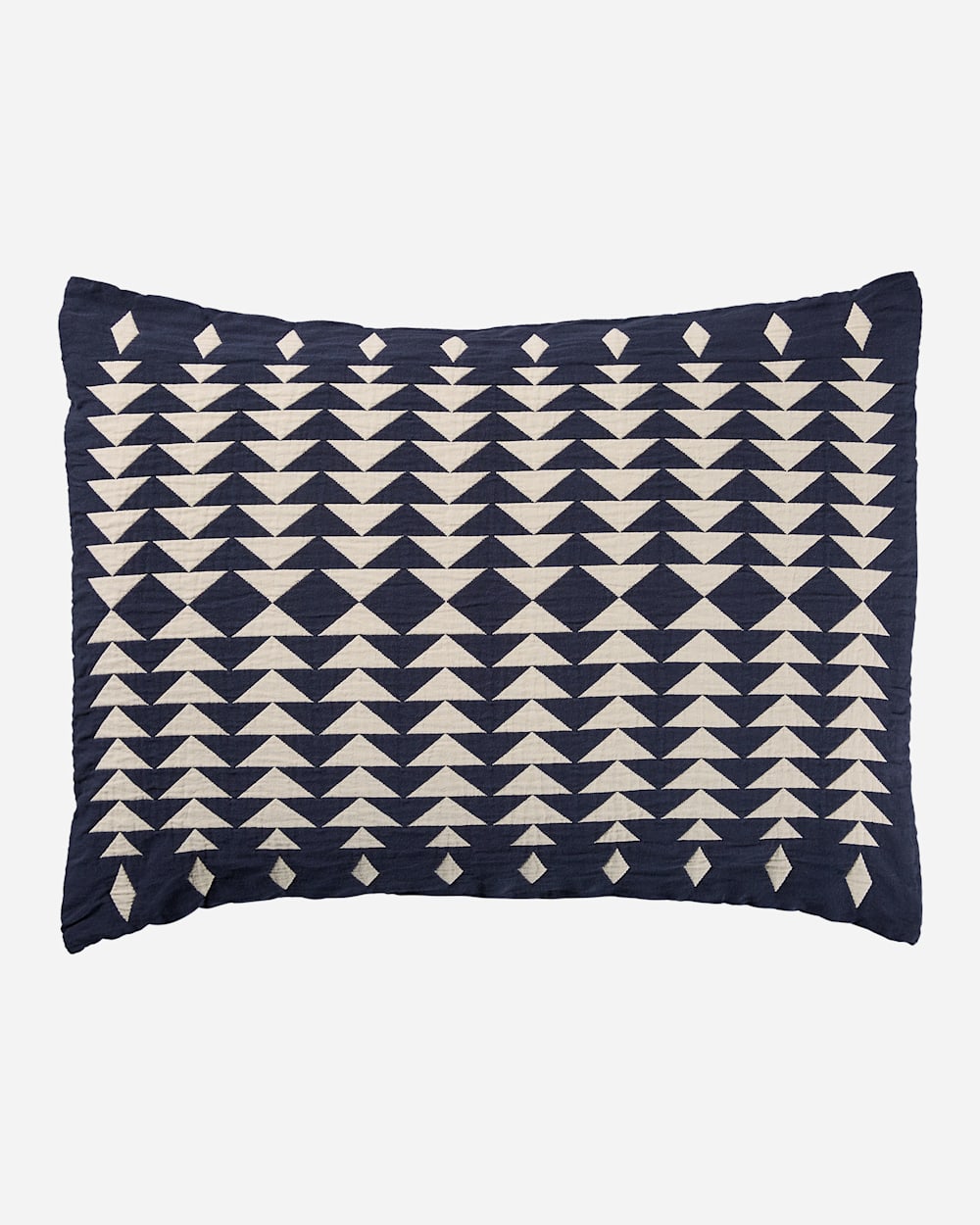 Midnight Nova Cotton Matelasse Sham