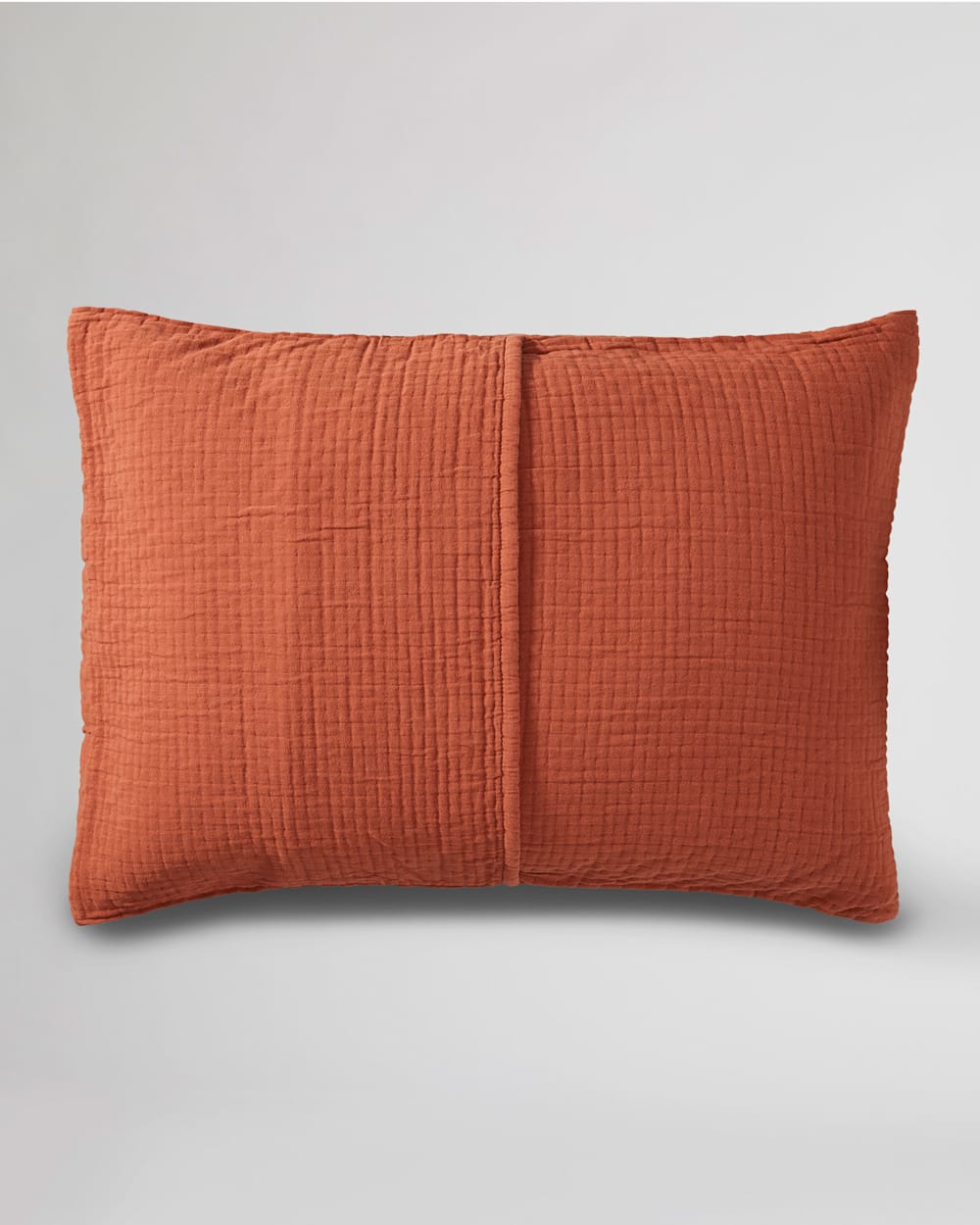 ALTERNATE VIEW OF ECHO BLUFF COTTON MATELASSE SHAM IN COPPER image number 2