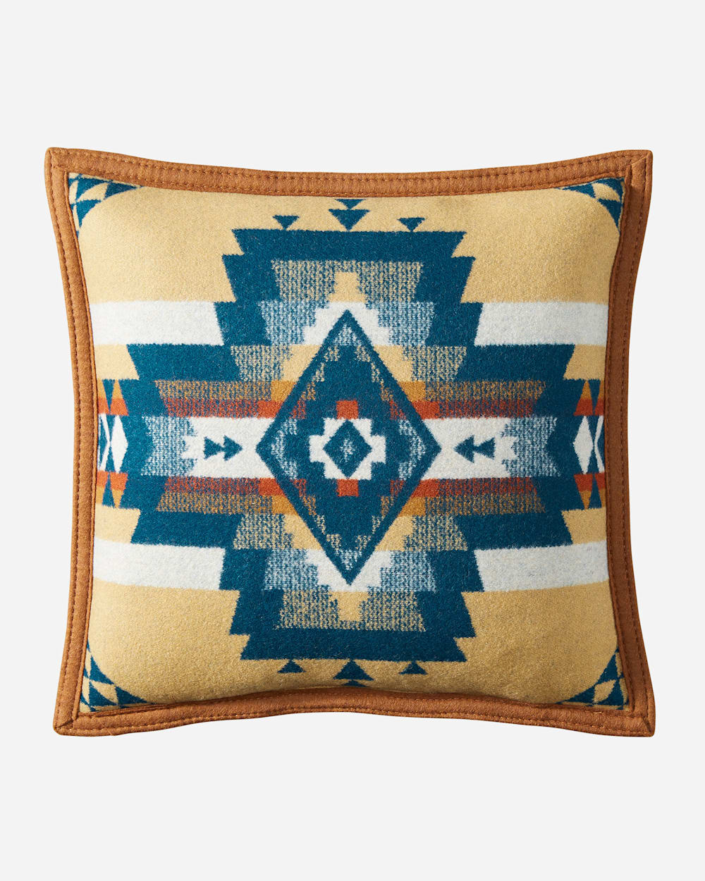 ALTERNATE VIEW OF ROCK POINT PILLOW IN BLUE image number 2