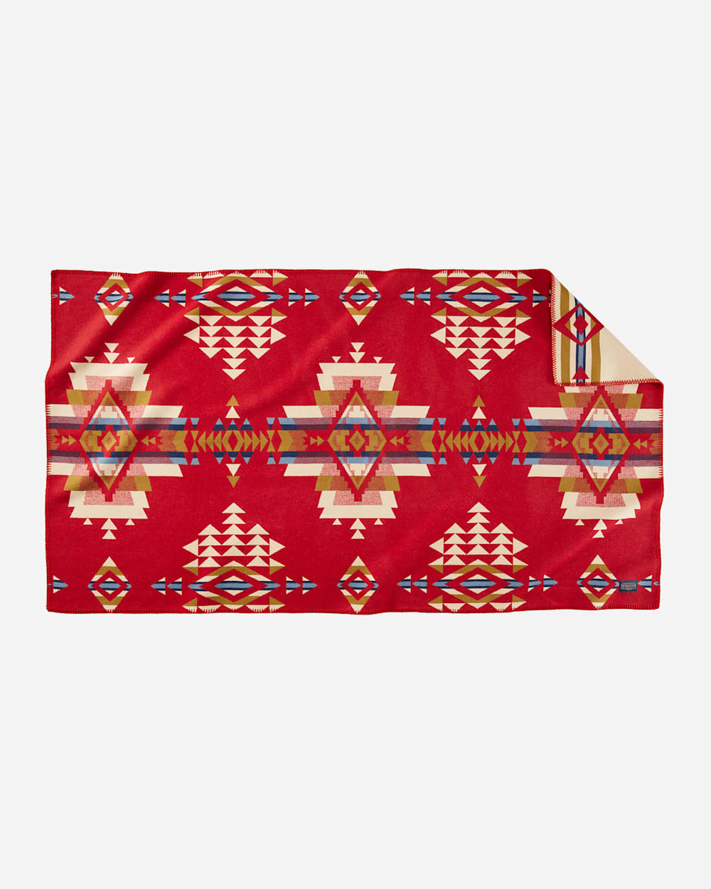 ROCK POINT SADDLE BLANKET IN SCARLET image number 1