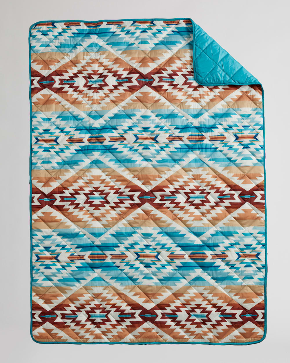 PACKABLE THROW IN AQUA PAGOSA SPRINGS image number 1