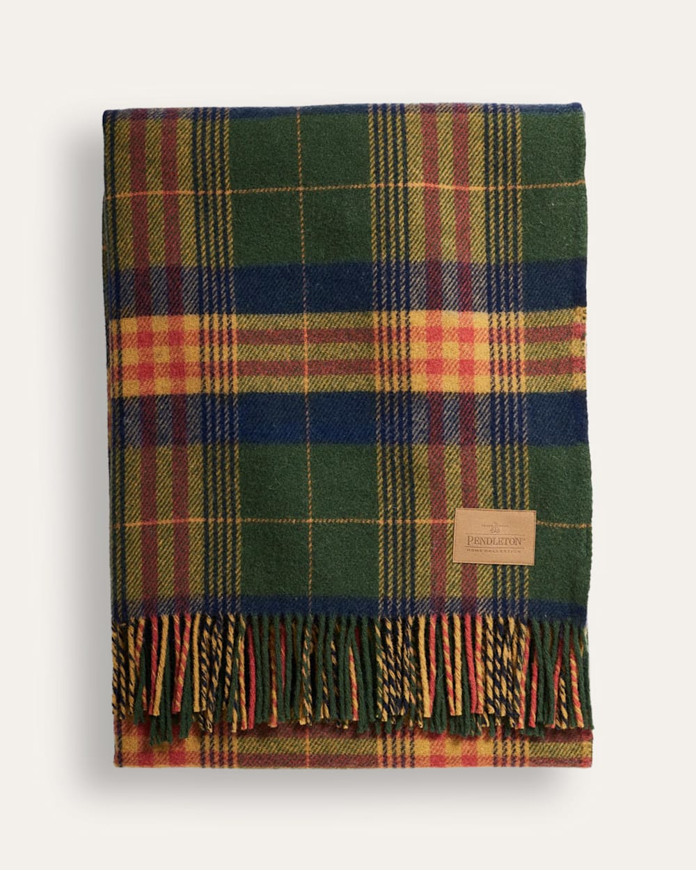 ALTERNATE VIEW OF MOTOR ROBE THROW WITH LEATHER CARRIER IN FOREST PARK image number 2