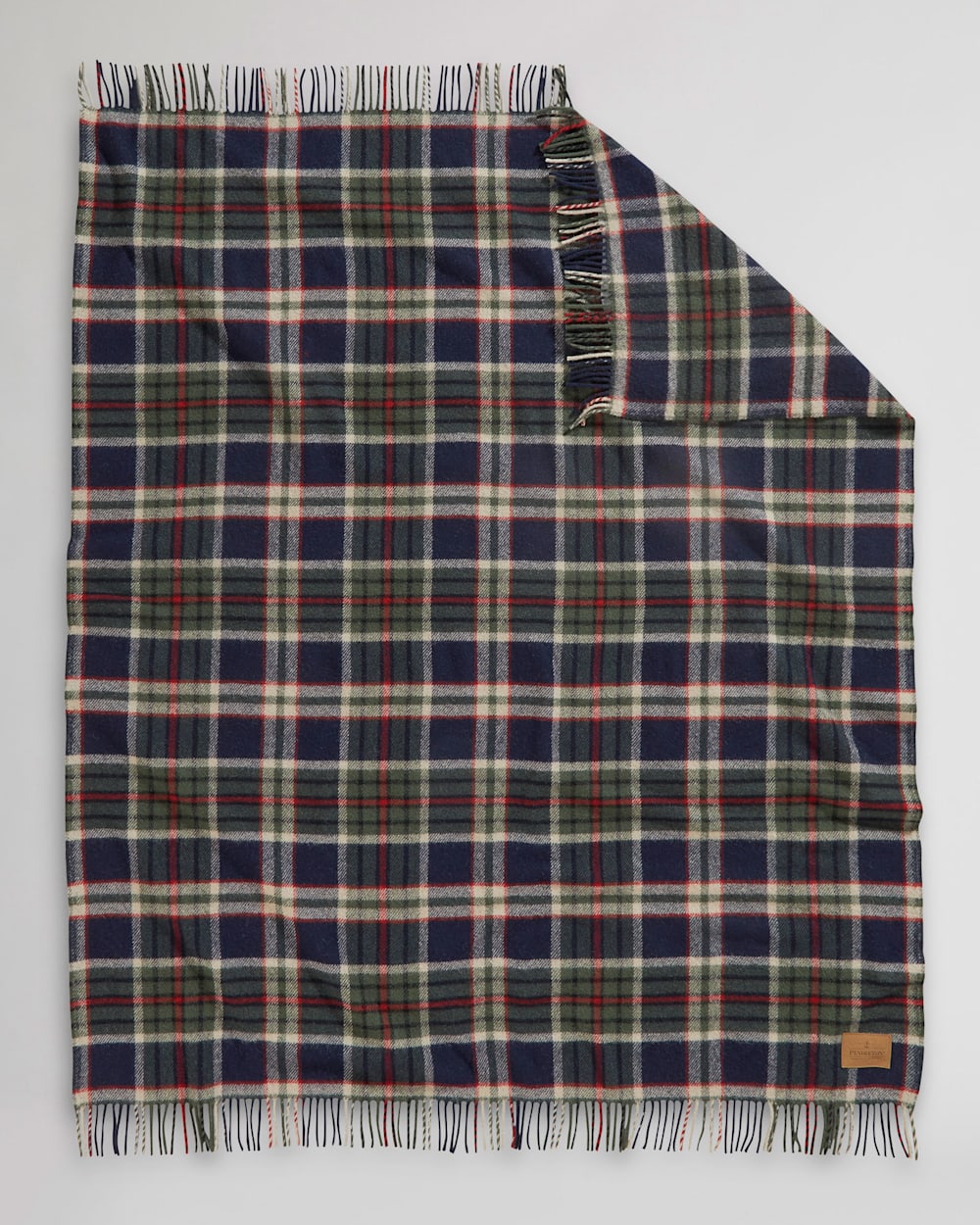 ALTERNATE VIEW OF MOTOR ROBE THROW WITH CARRIER IN TABOR PLAID image number 2