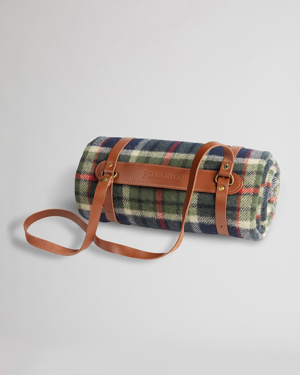 ALTERNATE VIEW OF MOTOR ROBE THROW WITH CARRIER IN TABOR PLAID image number 3