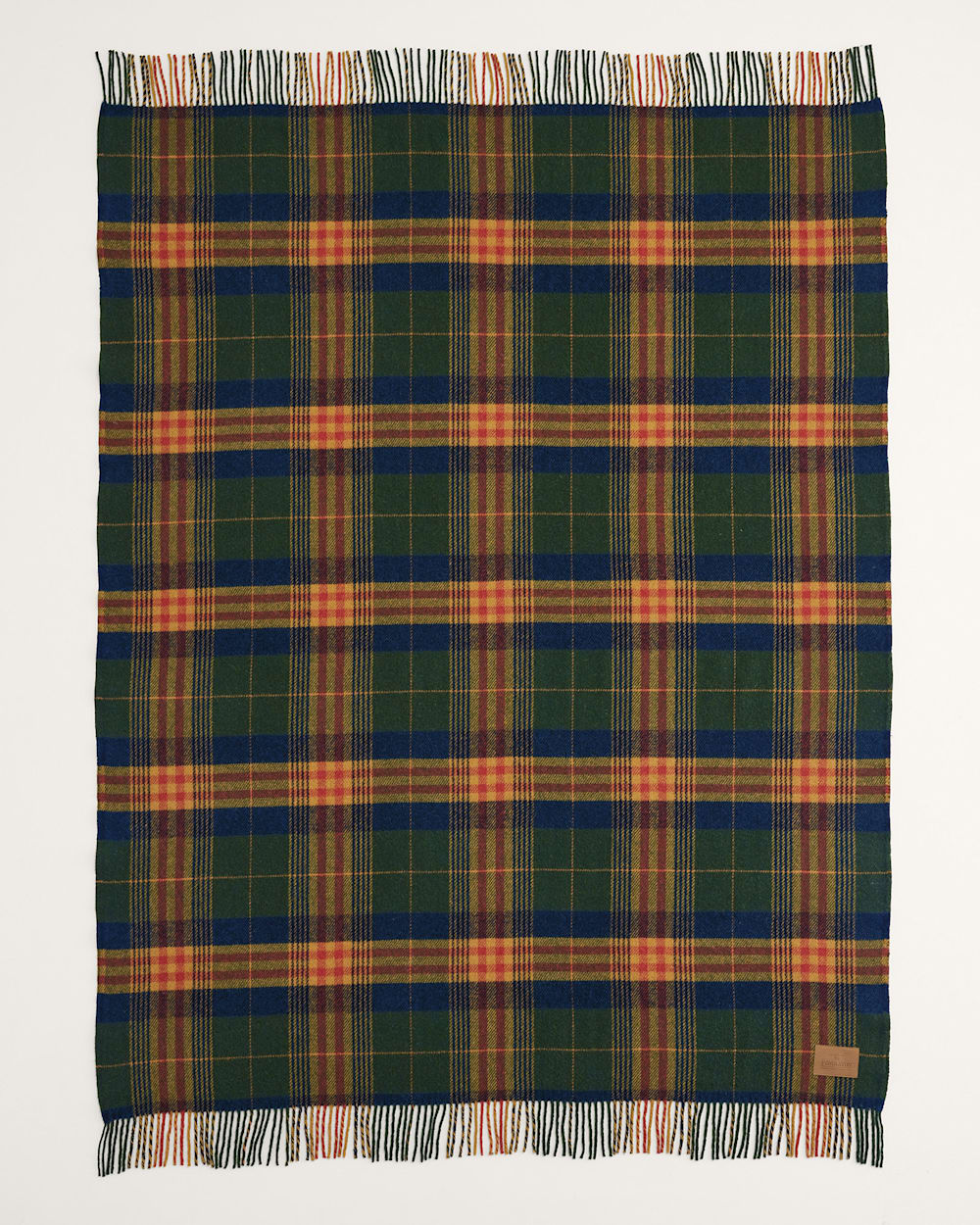 ALTERNATE VIEW OF MOTOR ROBE THROW WITH LEATHER CARRIER IN FOREST PARK image number 2