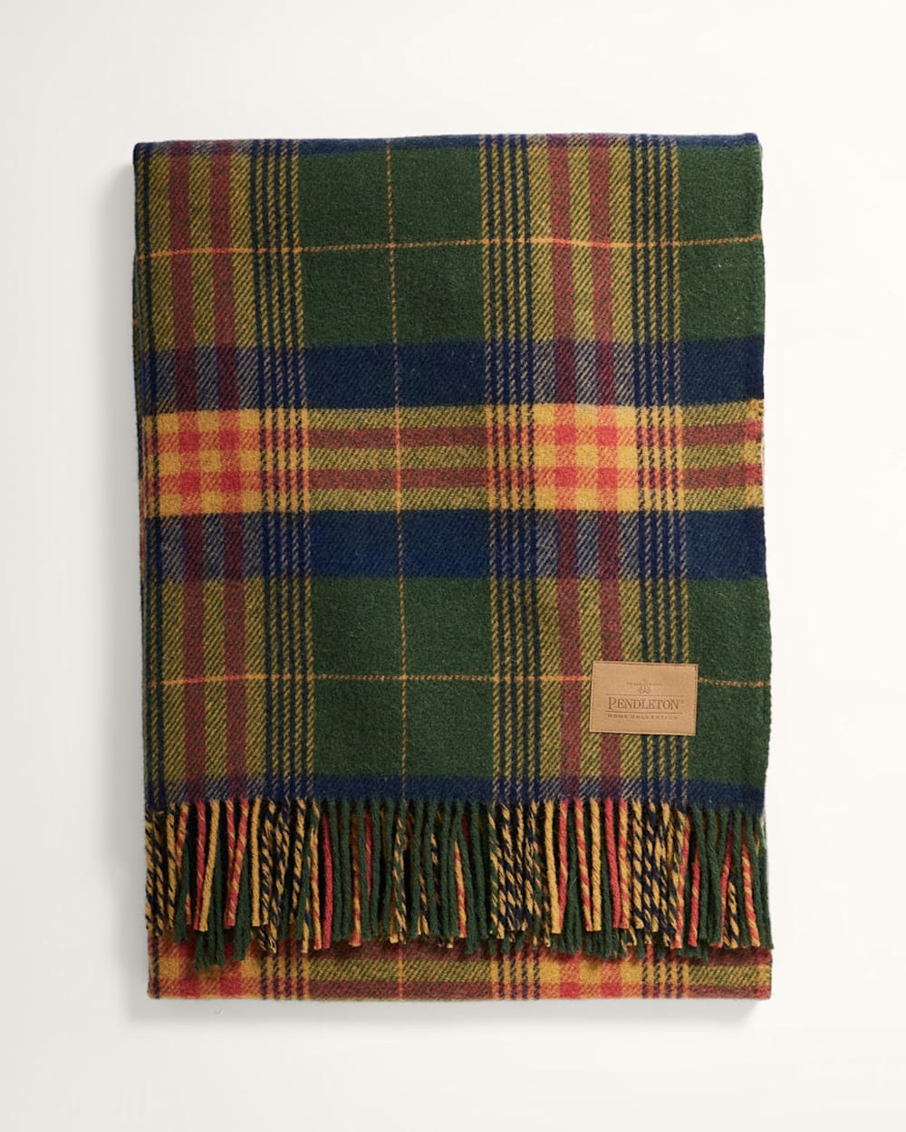 ALTERNATE VIEW OF MOTOR ROBE THROW WITH LEATHER CARRIER IN FOREST PARK image number 3