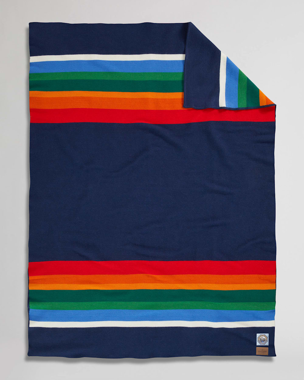 CRATER LAKE NATIONAL PARK THROW WITH CARRIER IN NAVY image number 1