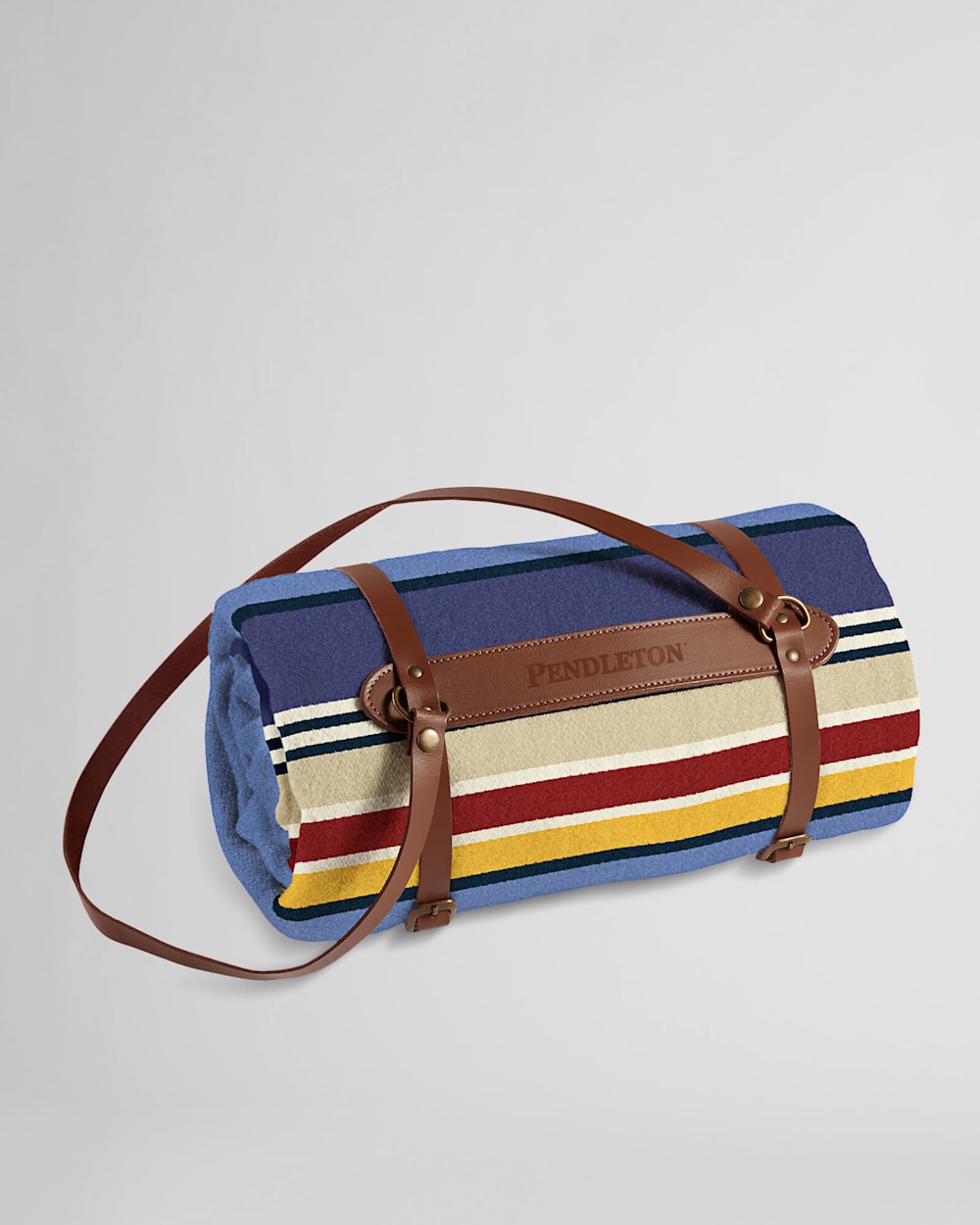 Pendleton blanket with leather strap hotsell