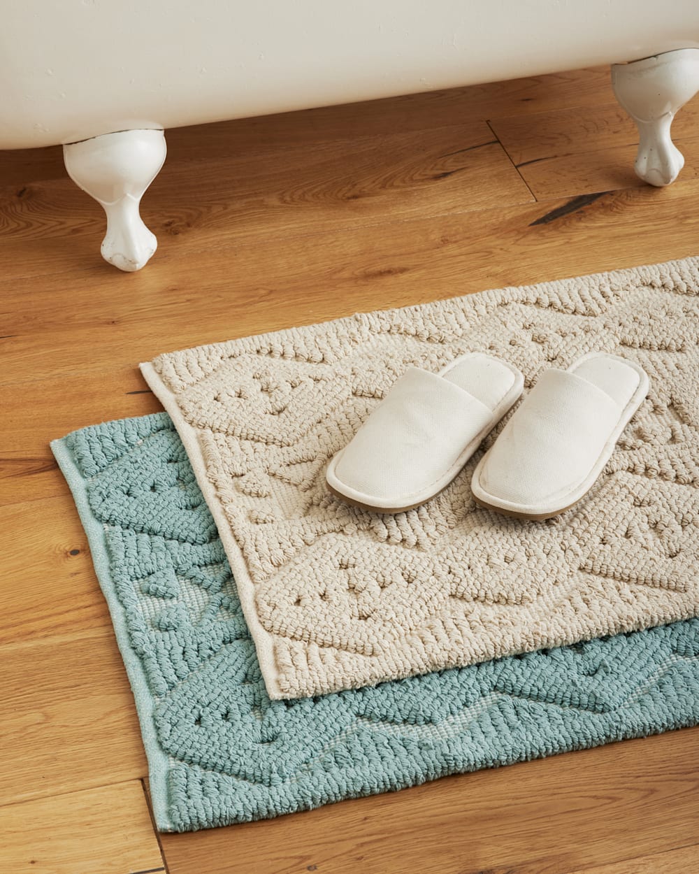 Cotton Woven Bath Rug