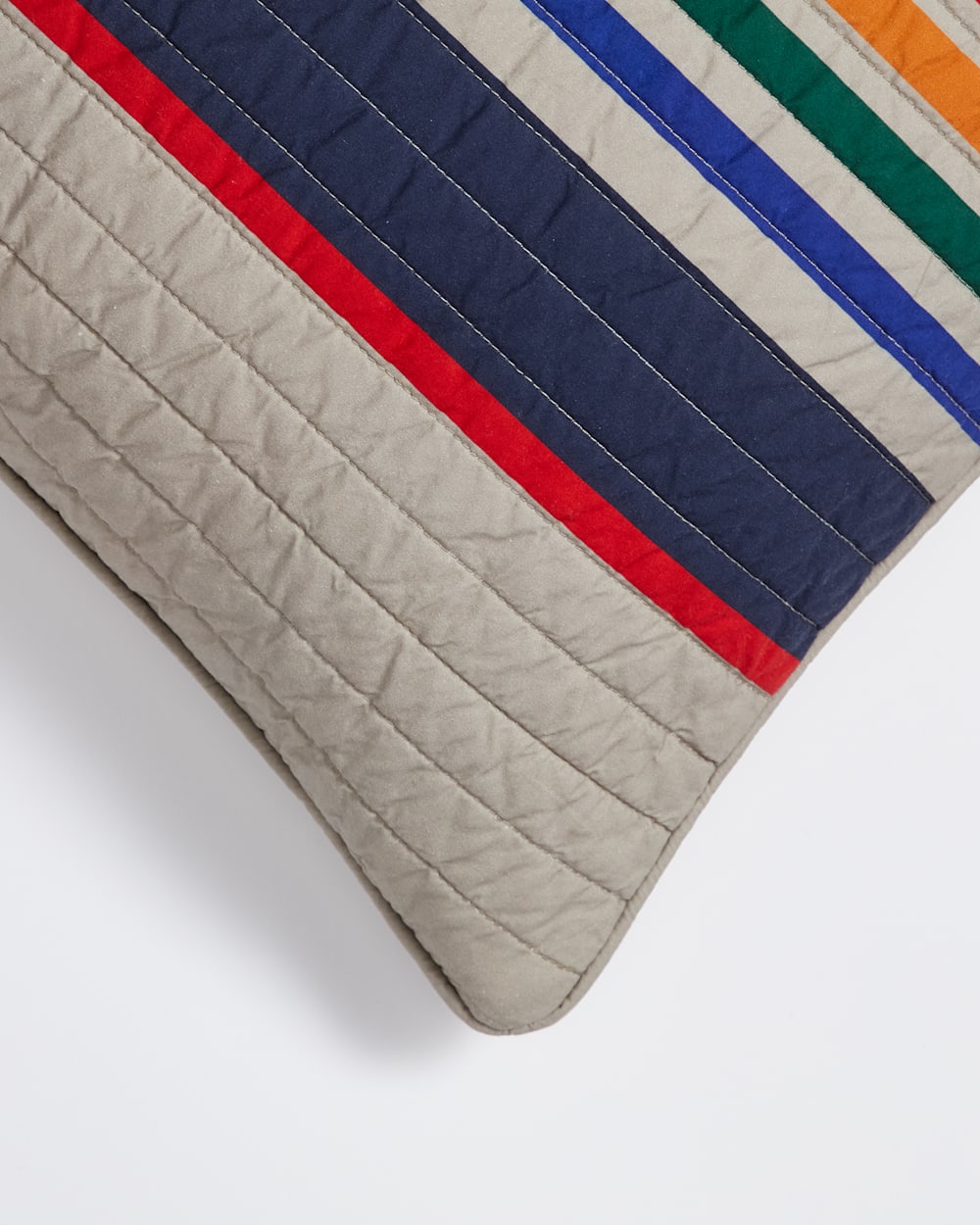 ALTERNATE VIEW OF YELLOWSTONE NATIONAL PARK QUILTED PILLOW IN TAN MULTI image number 2