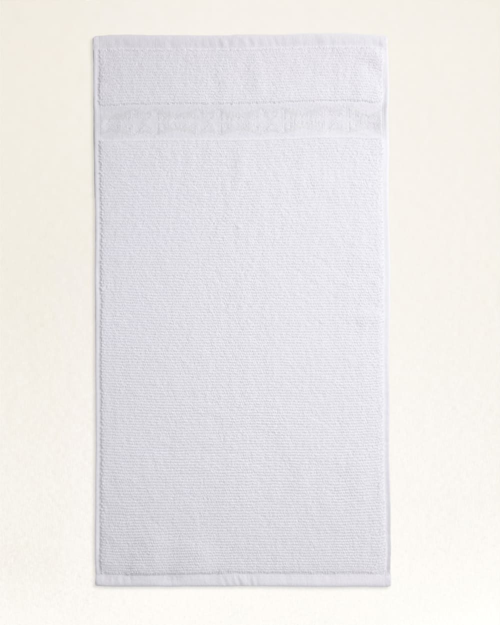 ALTERNATE VIEW OF LOS LUNAS TONAL TOWEL COLLECTION IN BRIGHT WHITE image number 3