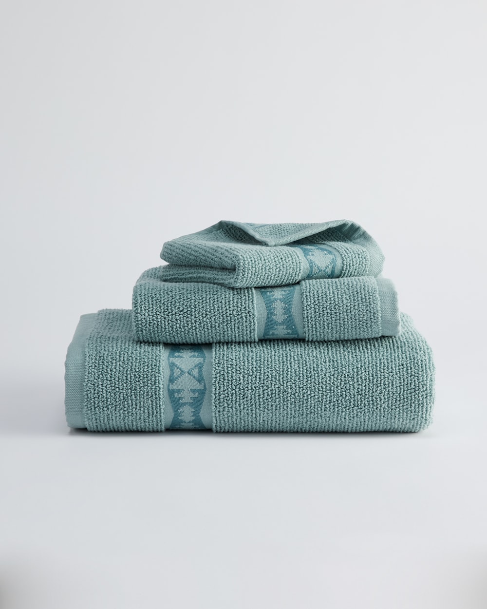 LOS LUNAS TONAL TOWEL COLLECTION IN BLUE SURF image number 1