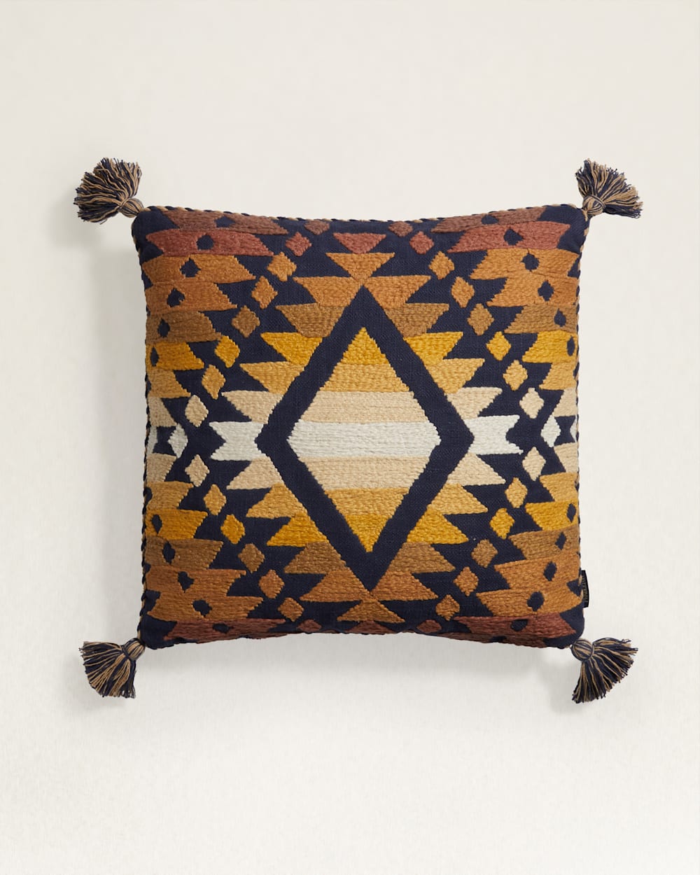 MISSION TRAILS SQUARE PILLOW IN NAVY MULTI image number 1