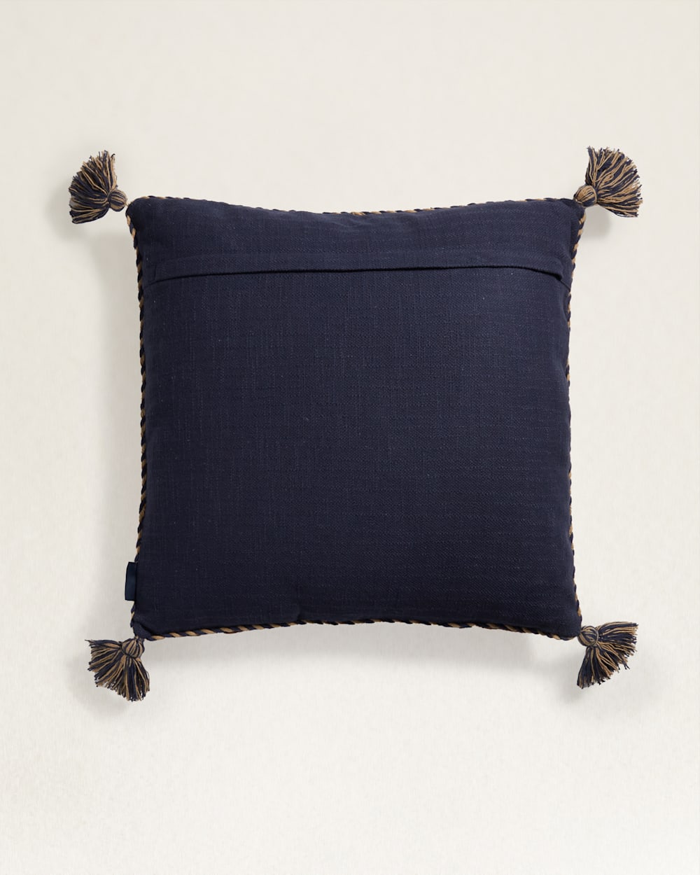 ALTERNATE VIEW OF MISSION TRAILS SQUARE PILLOW IN NAVY MULTI image number 3