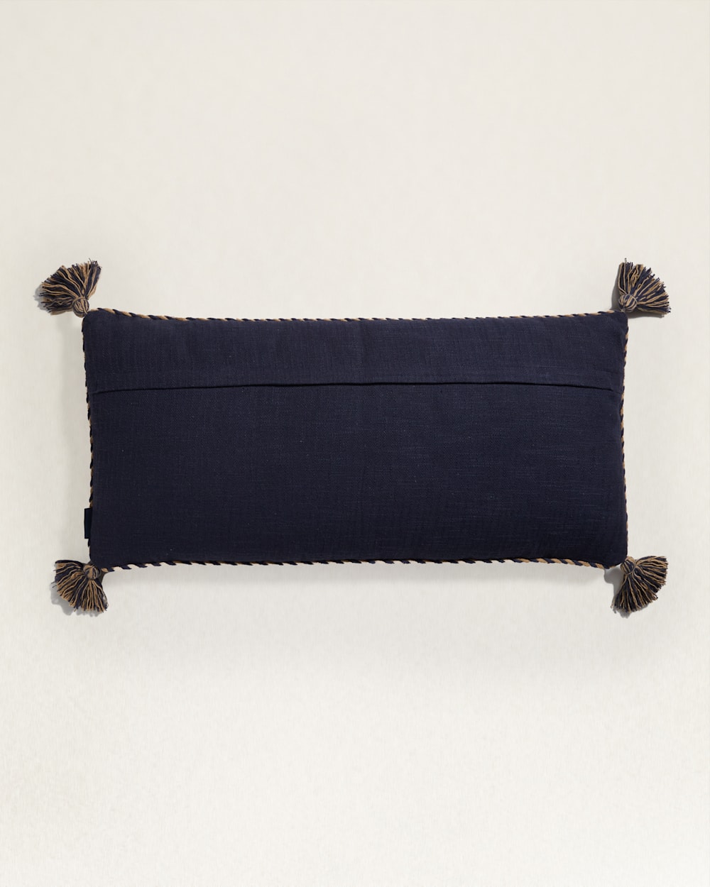 ALTERNATE VIEW OF MISSION TRAILS HUG PILLOW IN NAVY MULTI image number 3