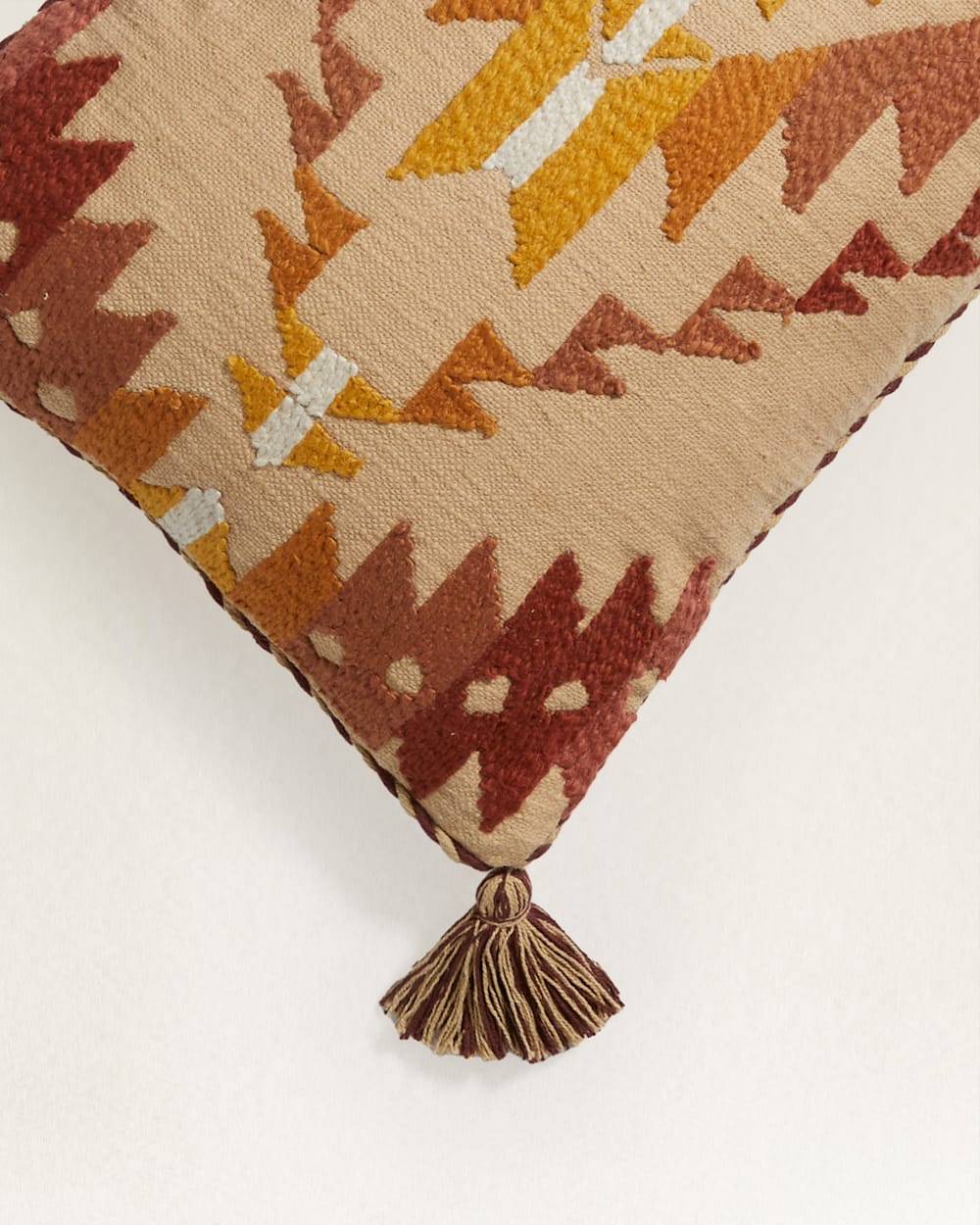 ALTERNATE VIEW OF MISSION TRAILS HUG PILLOW IN TAN MULTI image number 2