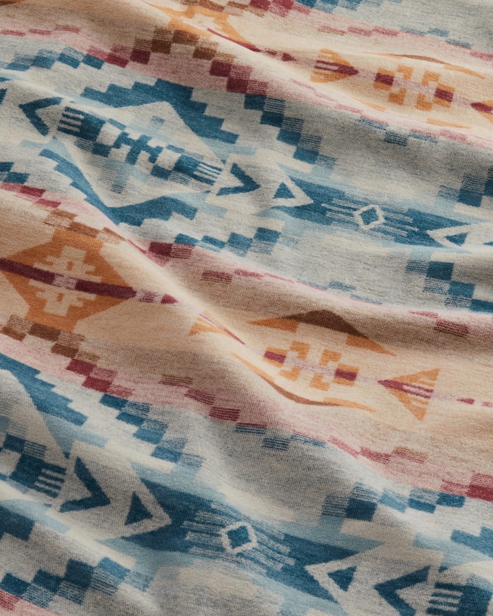 ALTERNATE VIEW OF CARICO LAKE ORGANIC COTTON BLANKET IN SANDSHELL image number 2