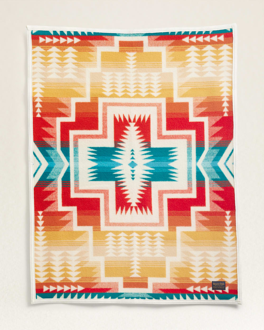 ALTERNATE VIEW OF HARDING STAR CRIB BLANKET IN MULTI image number 2