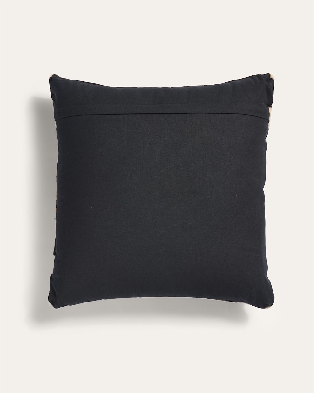 ALTERNATE VIEW OF TURQUOISE CROSSES SQUARE PILLOW IN NEUTRAL image number 2