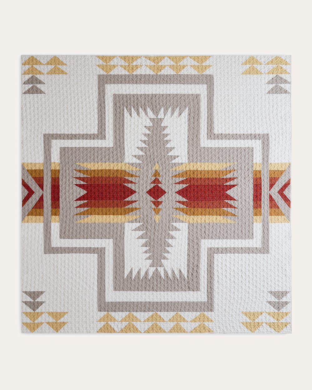 ALTERNATE VIEW OF HARDING QUILT SET IN IVORY MULTI image number 3