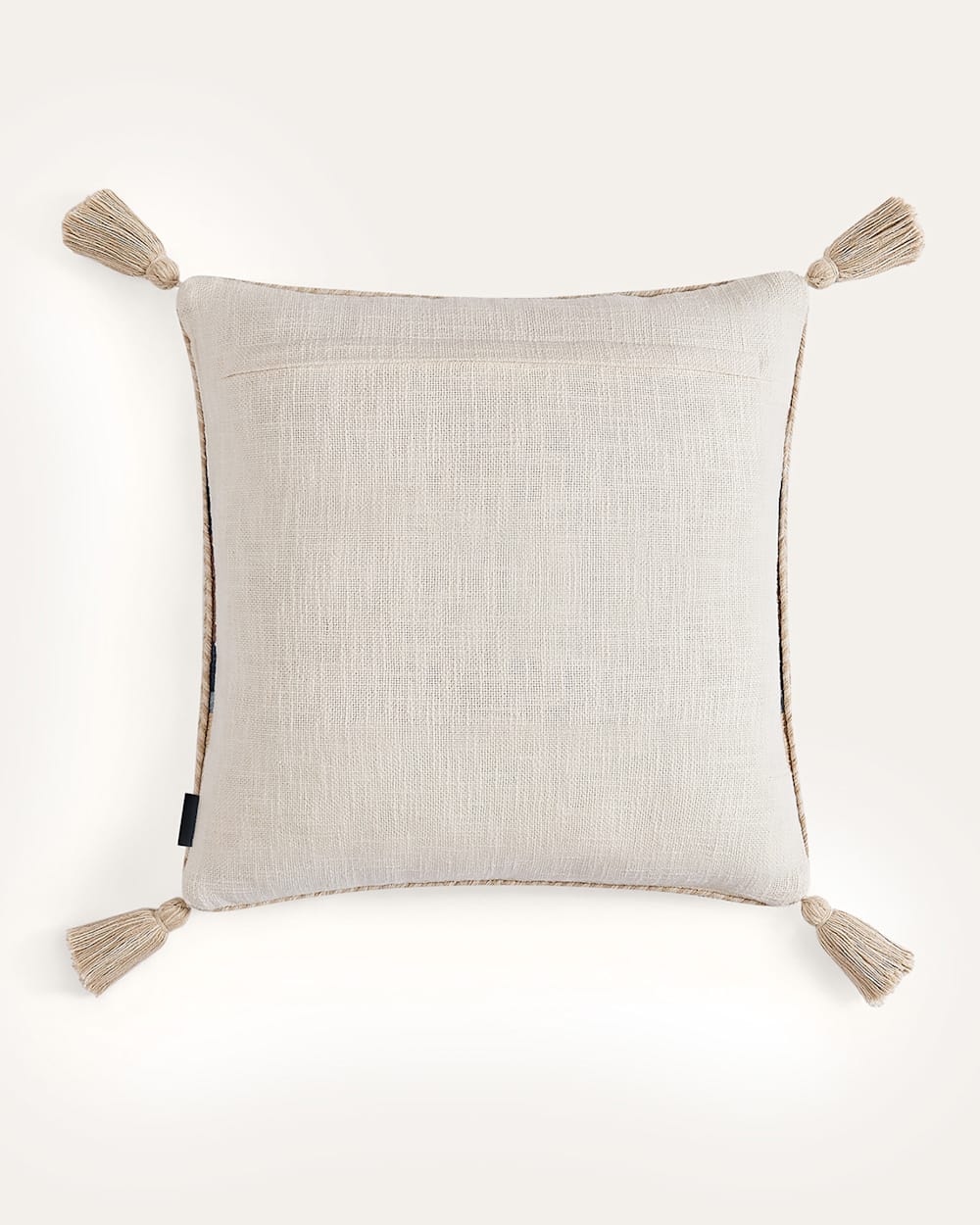 ALTERNATE VIEW OF SHIPROCK EMBROIDERED SQUARE PILLOW IN TAN image number 5