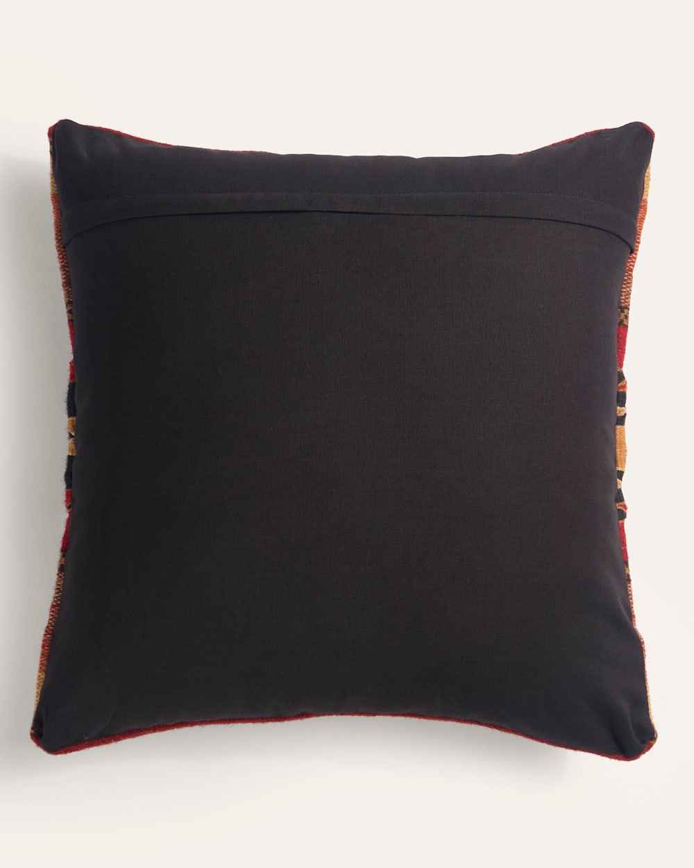 ALTERNATE VIEW OF EMBERS SQUARE PILLOW IN RED image number 2