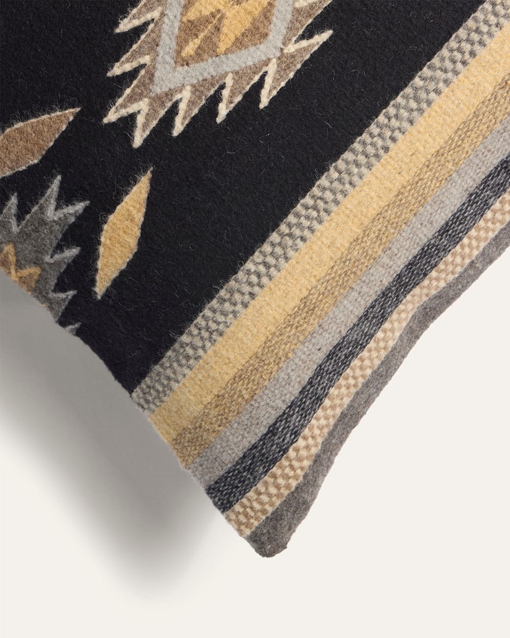 ALTERNATE VIEW OF EMBERS SQUARE PILLOW IN NATURAL image number 3