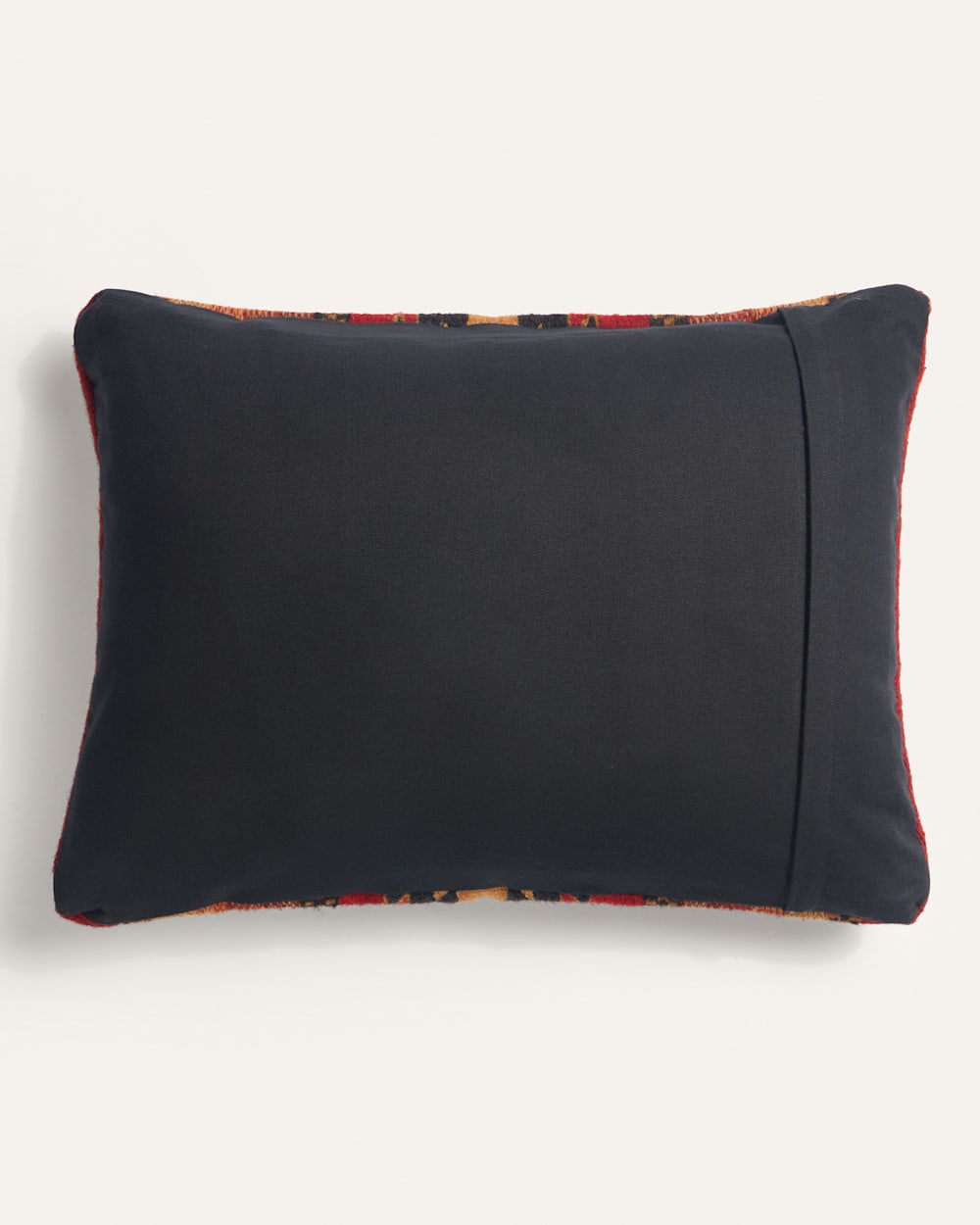 ALTERNATE VIEW OF EMBERS LUMBAR PILLOW IN RED image number 2