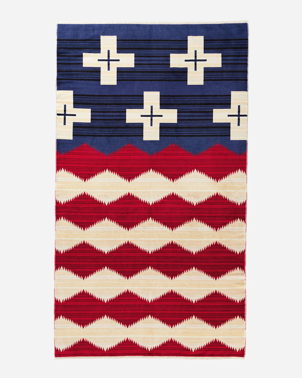 BRAVE STAR SPA TOWEL IN RED/WHITE/BLUE image number 1