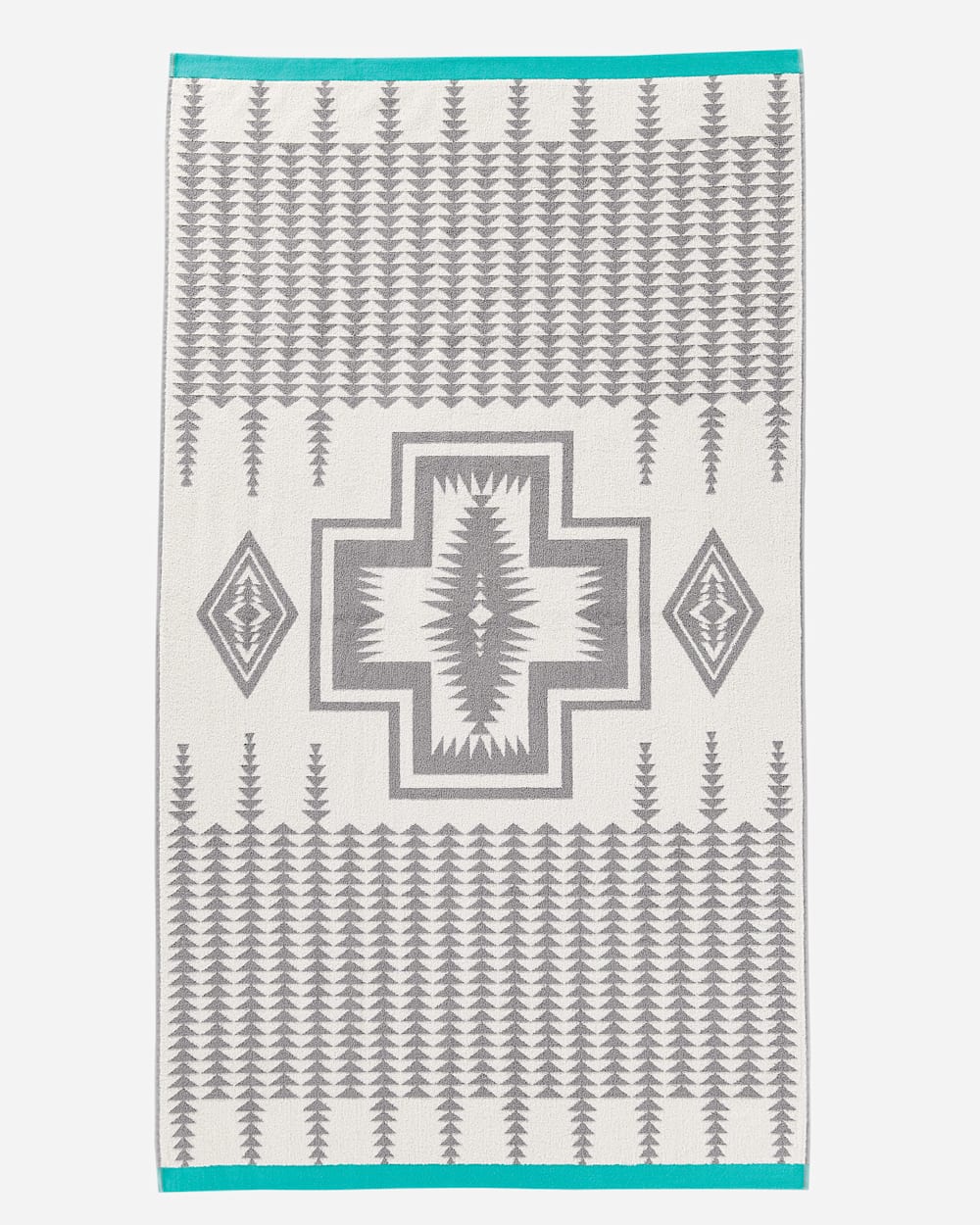 ADDITIONAL VIEW OF HARDING JACQUARD SPA TOWEL IN GREY image number 2