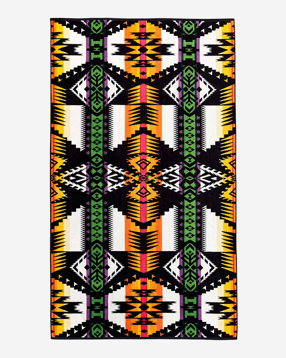 EAGLE ROCK SPA TOWEL IN BLACK MULTI image number 1